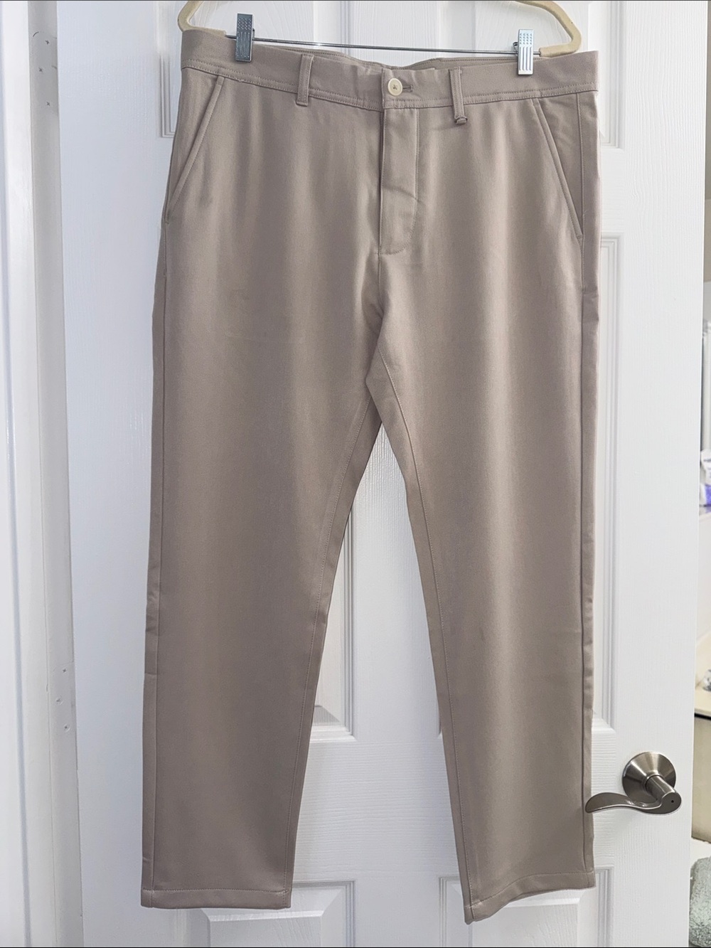 Denim & Flower Men's Khaki Chinos in Light Tan